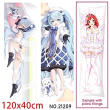 Anime Girl Miku Dakimakura Hugging Body Pillow Case Cover
