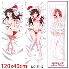 Anime Girl Ichinose Chizuru Dakimakura Hugging Body Pillow Case Cover