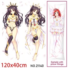 Anime Girl Tohsaka Rin Dakimakura Hugging Body Pillow Case Cover