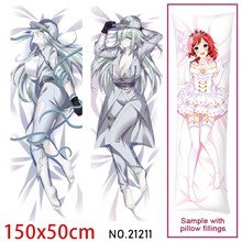 Anime Girl White blood cell 1196 Dakimakura Hugging Body Pillow Case Cover