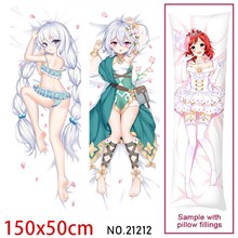 Anime Girl Kokkoro Dakimakura Hugging Body Pillow Case Cover