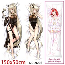 Anime Girl Shining Hugging Body Pillow Case Cover