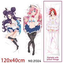 Anime Girl Sakura Ino Dakimakura Hugging Body Pillow Case Cover