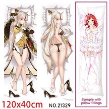 Anime Girl Ning Guang Dakimakura Hugging Body Pillow Case Cover
