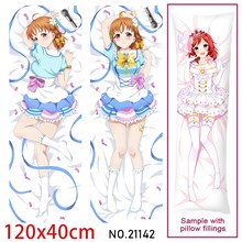 Anime Girl Honoka Kousaka Dakimakura Hugging Body Pillow Case Cover