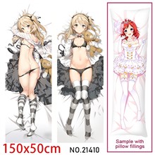 Anime Girl Shimada Arisu Dakimakura Hugging Body Pillow Case Cover