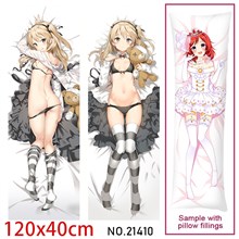 Anime Girl Shimada Arisu Dakimakura Hugging Body Pillow Case Cover