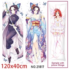 Anime Girl Kochou Shinobu Dakimakura Hugging Body Pillow Case Cover
