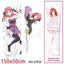 Anime Girl Nakano Nino Dakimakura Hugging Body Pillow Case Cover