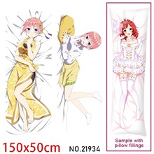 Anime Girl Nakano Ichika Hugging Body Pillow Case Cover