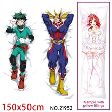 Anime Midoriya Izuku All·Might Dakimakura Hugging Body Pillow Case Cover