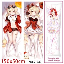 Anime Girl Klee Dakimakura Hugging Body Pillow Case Cover