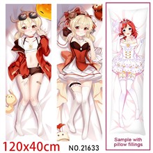 Anime Girl Klee Dakimakura Hugging Body Pillow Case Cover