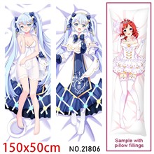 Anime Girl Miku Dakimakura Hugging Body Pillow Case Cover