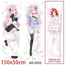 Anime Girl Nyatasha Nyanners Dakimakura Hugging Body Pillow Case Cover