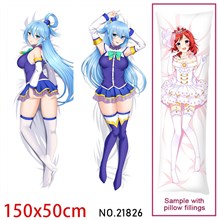 Anime Girl Aqua Dakimakura Hugging Body Pillow Case Cover