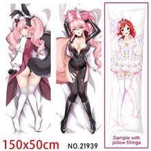 Anime Girl Tamamo no Mae Dakimakura Hugging Body Pillow Case Cover