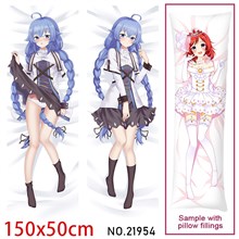 Anime Girl Roxy Migurdia Dakimakura Hugging Body Pillow Case Cover