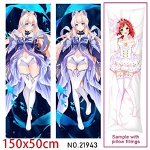 Anime Girl Sangonomiya Kokomi Dakimakura Hugging Body Pillow Case Cover