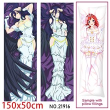 Anime Girl Albedo Dakimakura Hugging Body Pillow Case Cover