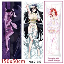 Anime Girl Albedo Dakimakura Hugging Body Pillow Case Cover