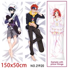 Anime Chinen Miya Reki Dakimakura Hugging Body Pillow Case Cover