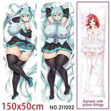 Anime Girl Miku Dakimakura Hugging Body Pillow Case Cover