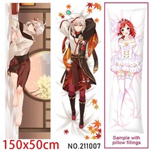 Anime Girl Arataki Itto Dakimakura Hugging Body Pillow Case Cover