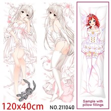 Anime Girl Kasugano Sora Dakimakura Hugging Body Pillow Case Cover