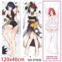 Anime Girl Kujo Sara Dakimakura Hugging Body Pillow Case Cover