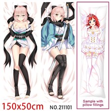 Anime Girl Okita Souji Dakimakura Hugging Body Pillow Case Cover