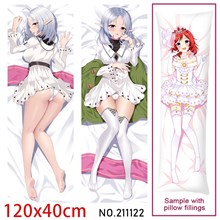 Anime Girl Sylphiette Dakimakura Hugging Body Pillow Case Cover