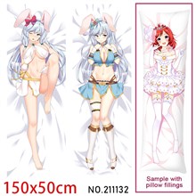 Anime Girl Shia Haulia Dakimakura Hugging Body Pillow Case Cover