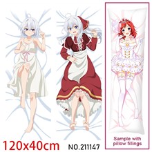 Anime Girl Elaina Dakimakura Hugging Body Pillow Case Cover