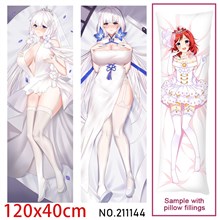 Anime Girl Illustrious Dakimakura Hugging Body Pillow Case Cover