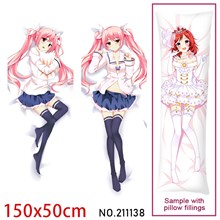 Anime Girl Kotori Itsuka Dakimakura Hugging Body Pillow Case Cover