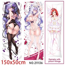 Anime Girl Keqing Dakimakura Hugging Body Pillow Case Cover