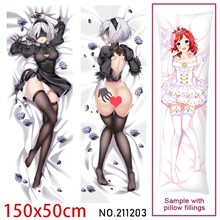 Anime Girl 2B Dakimakura Hugging Body Pillow Case Cover