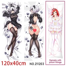 Anime Girl 2B Dakimakura Hugging Body Pillow Case Cover