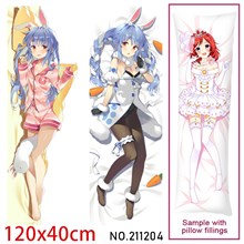 Anime Girl Usada Pekora Dakimakura Hugging Body Pillow Case Cover