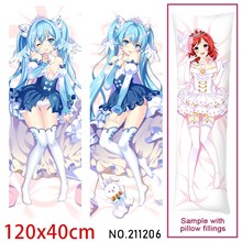 Anime Girl Miku Dakimakura Hugging Body Pillow Case Cover