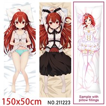 Anime Girl Erisu Gureiratto Dakimakura Hugging Body Pillow Case Cover