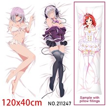 Anime Girl Shinjou Akane Dakimakura Hugging Body Pillow Case Cover