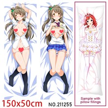 Anime Girl Minami Kotori Dakimakura Hugging Body Pillow Case Cover