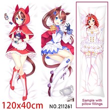 Anime Girl Tokai Teio Dakimakura Hugging Body Pillow Case Cover