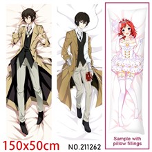 Anime Dazai Osamu Dakimakura Hugging Body Pillow Case Cover