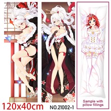 Anime Girl KMS Prinz Heinrich Dakimakura Hugging Body Pillow Case Cover