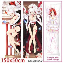 Anime Girl KMS Prinz Heinrich Dakimakura Hugging Body Pillow Case Cover