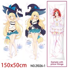 Anime Girl Azusa Aizawa Dakimakura Hugging Body Pillow Case Cover