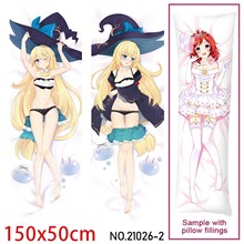 Anime Girl Azusa Aizawa Dakimakura Hugging Body Pillow Case Cover